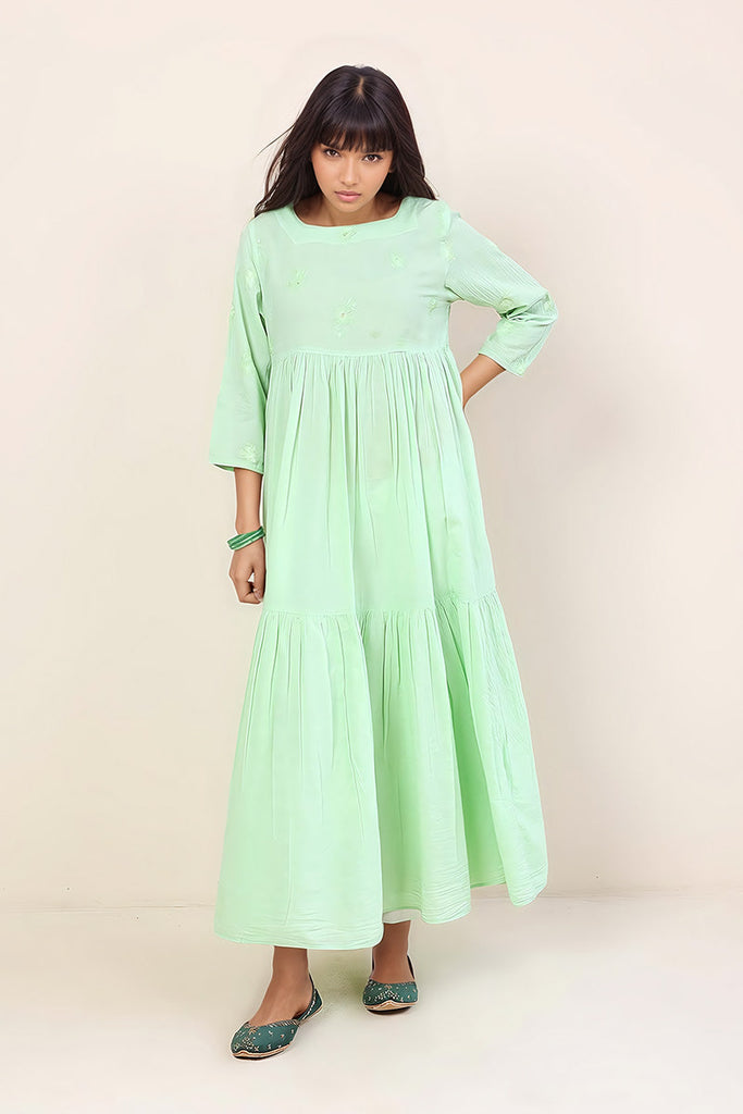 Mint green shift dress best sale