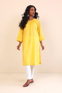 Malmal Crochet Kurta