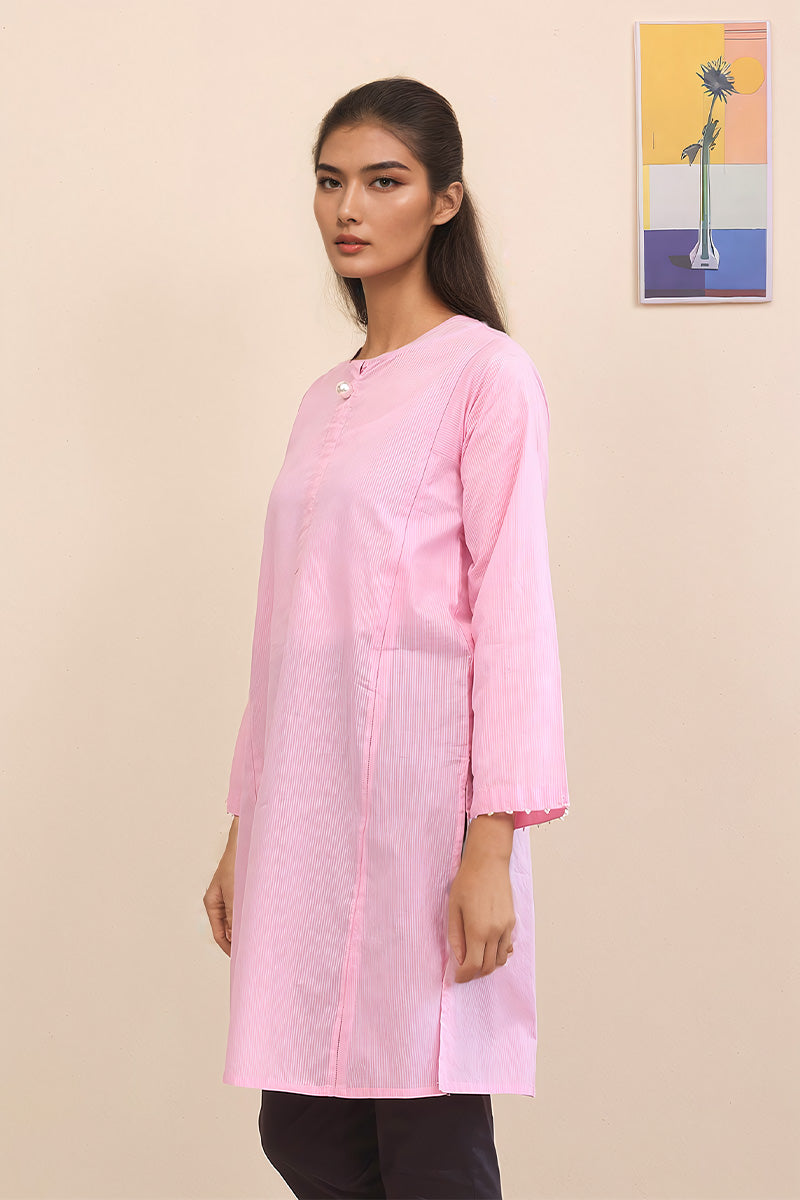 Malmal Striped Kurta