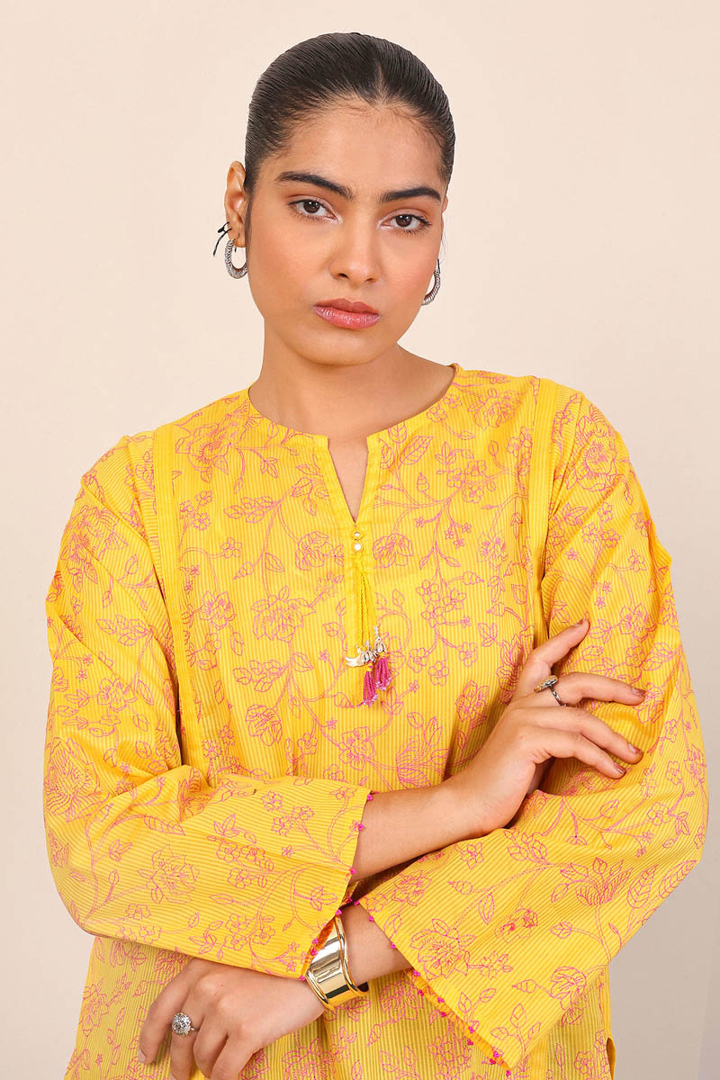 Malmal Embroidered Kurta