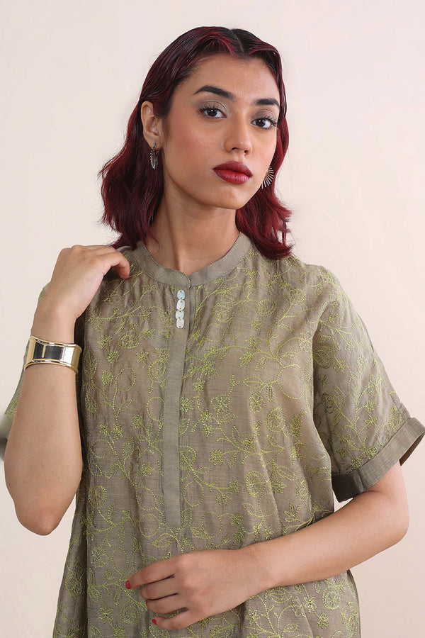 Fleur Amour Chanderi Blend Top