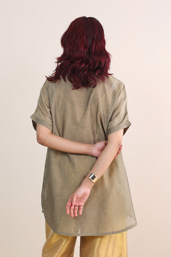 Fleur Amour Chanderi Blend Top