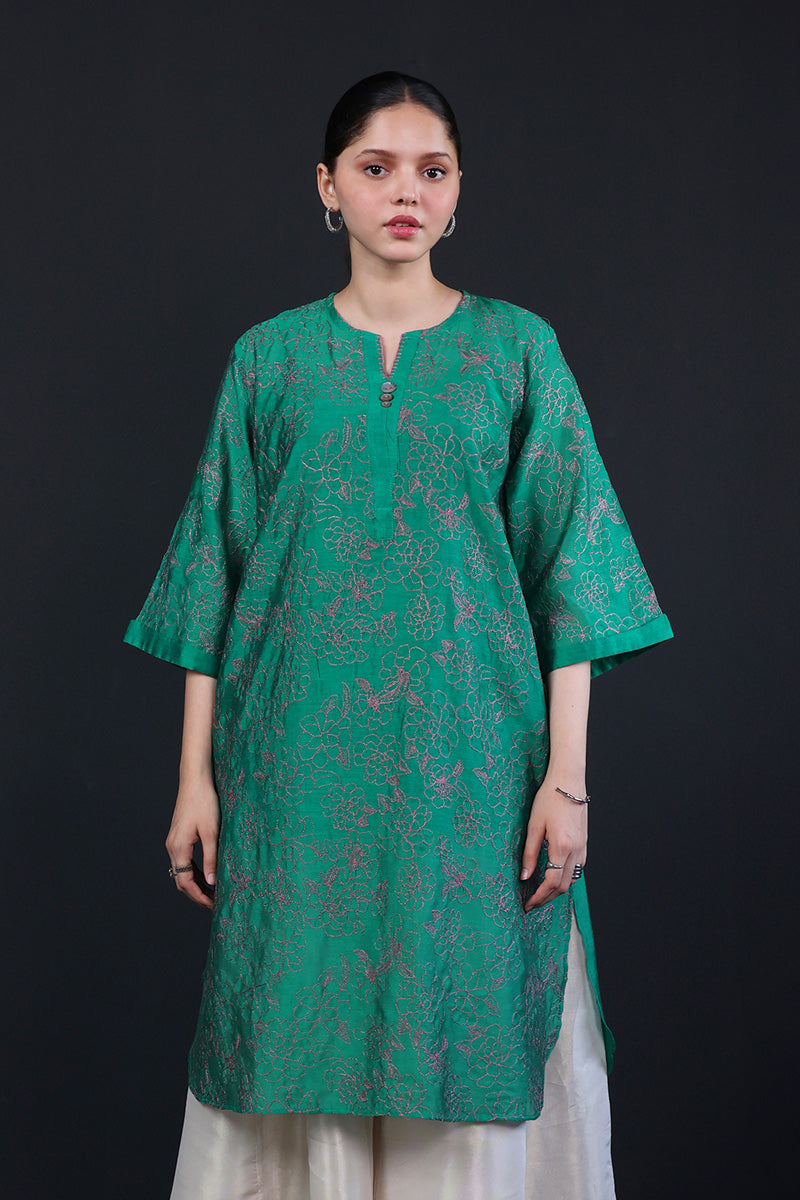 Fleur Amour Embroidered Kameez
