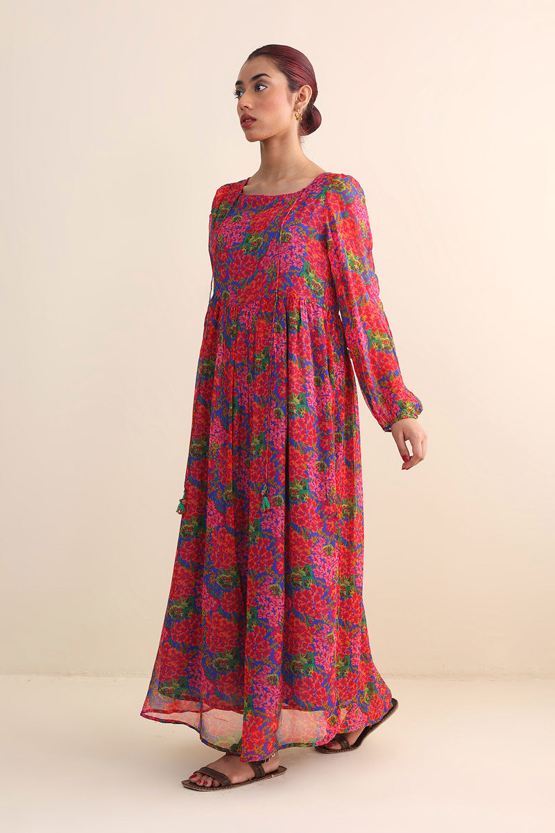Mix Tape Chiffon Dress – Generation International
