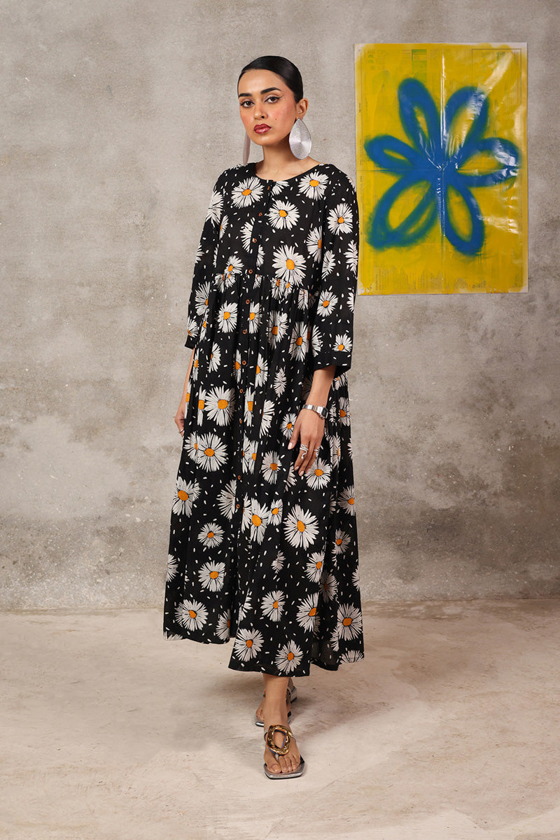 Essence of Pure Sunflowers Frock