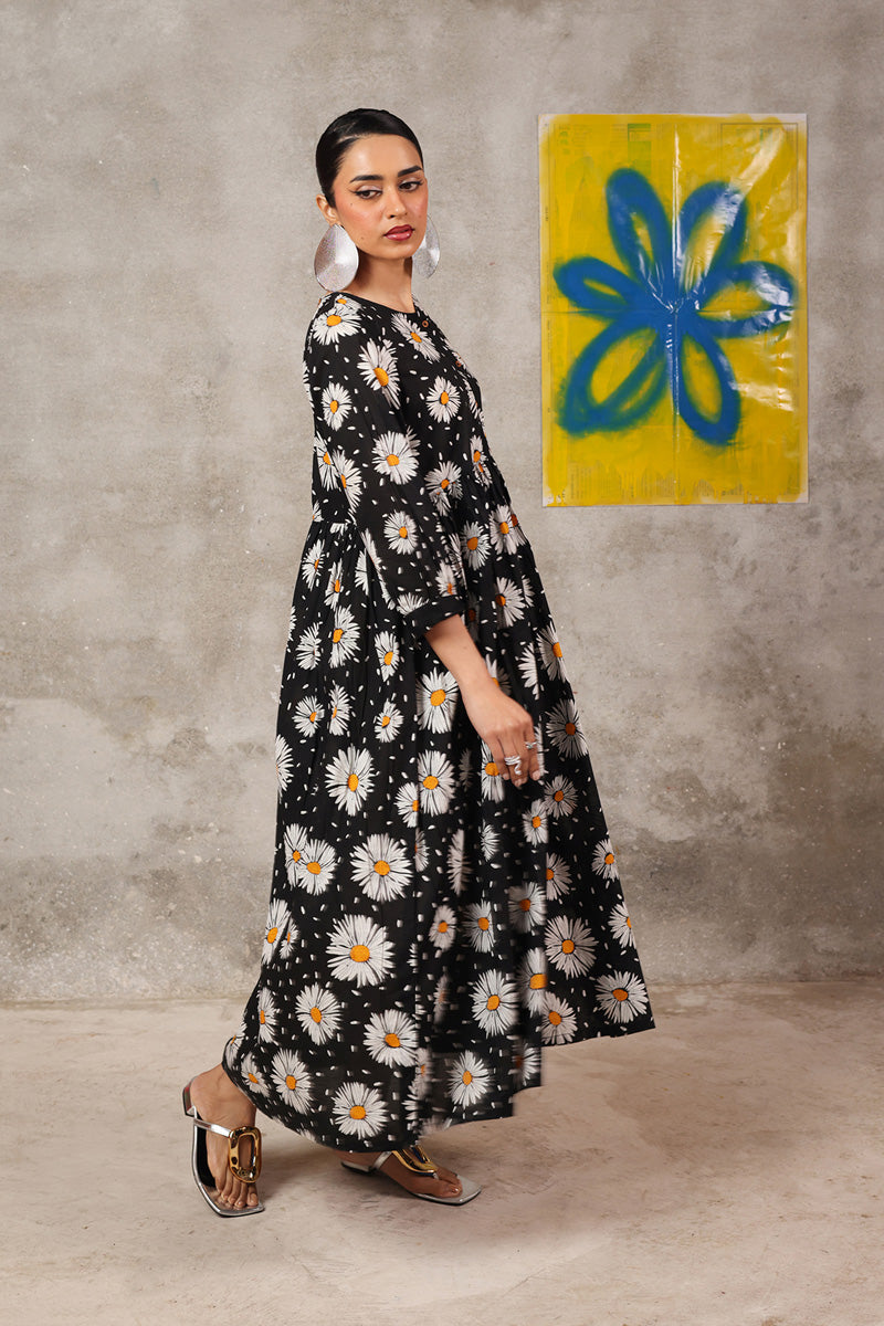 Essence of Pure Sunflowers Frock