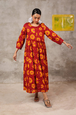 Essence of Pure Sunflowers Frock