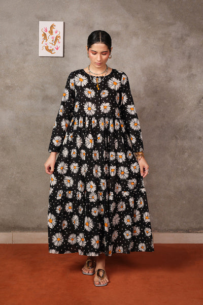 Sunflowers Scape Frock – Generation International