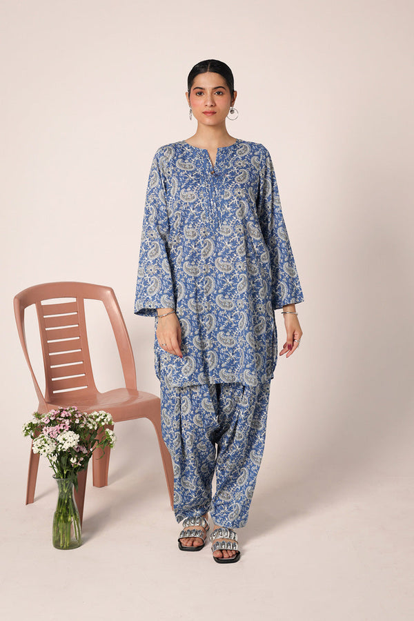 Kalamkari Pleated Dual-Set