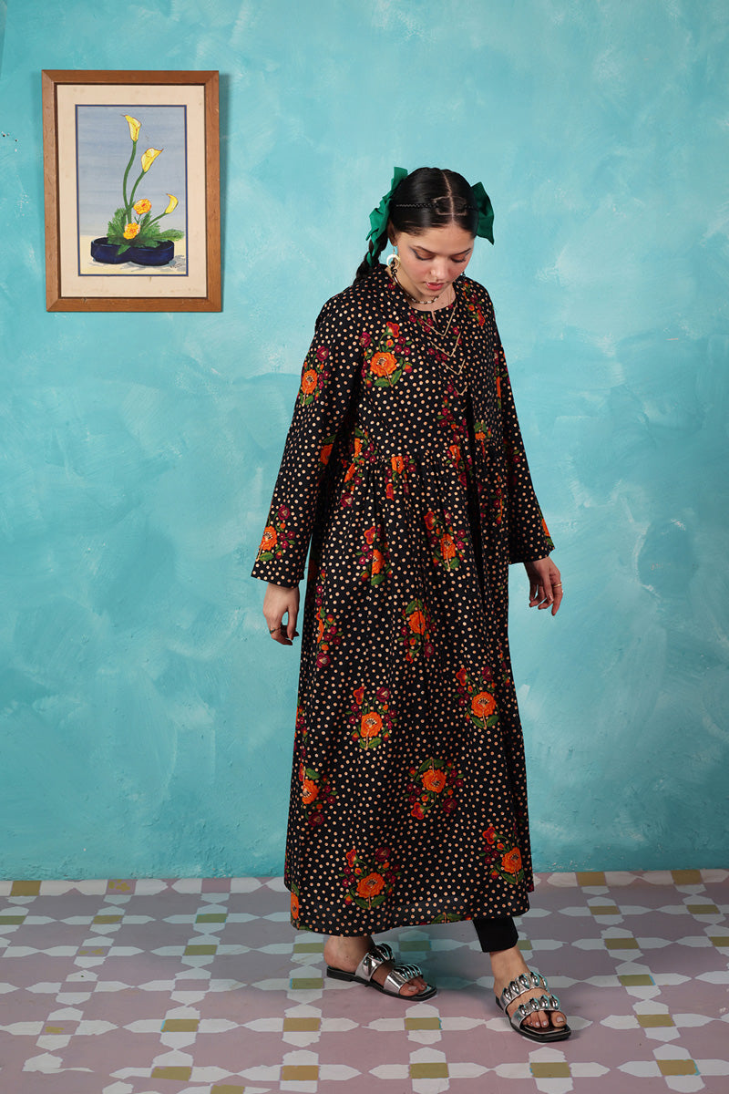 Serene Folk Garden Kurta