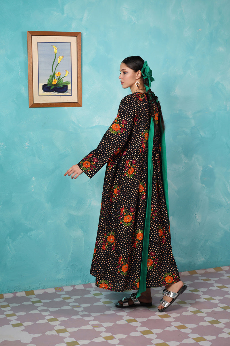 Serene Folk Garden Kurta
