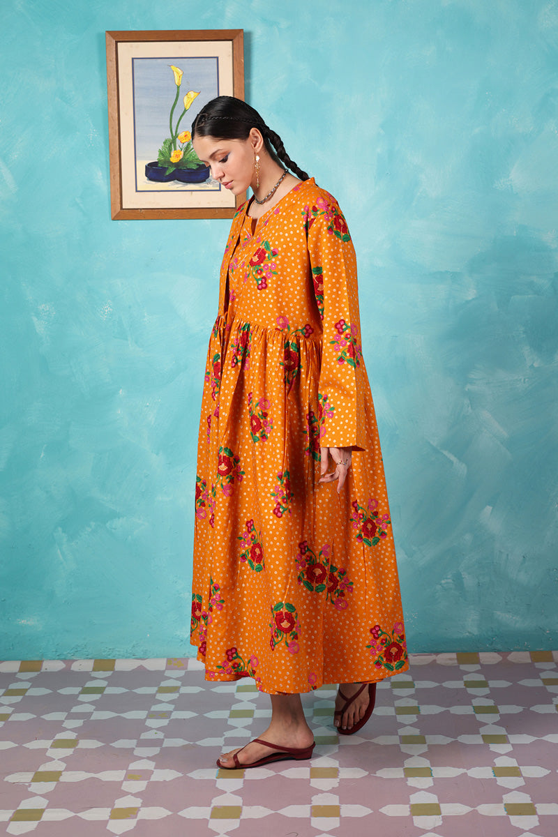 Serene Folk Garden Kurta