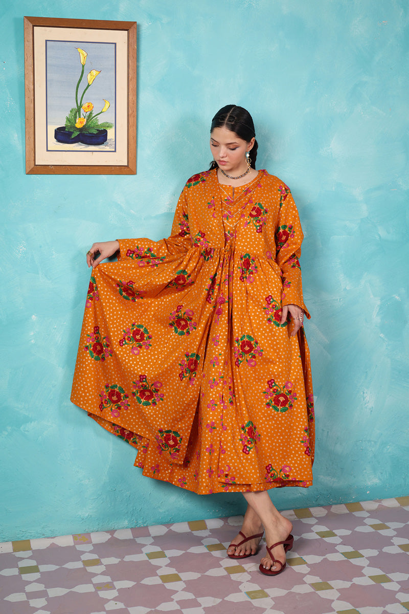 Serene Folk Garden Kurta