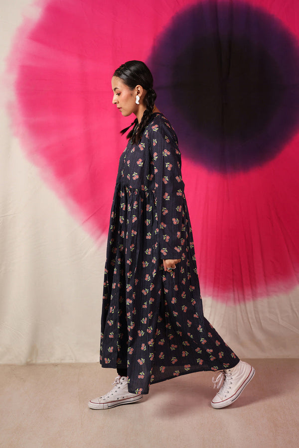 Phool Patti Flared Dress