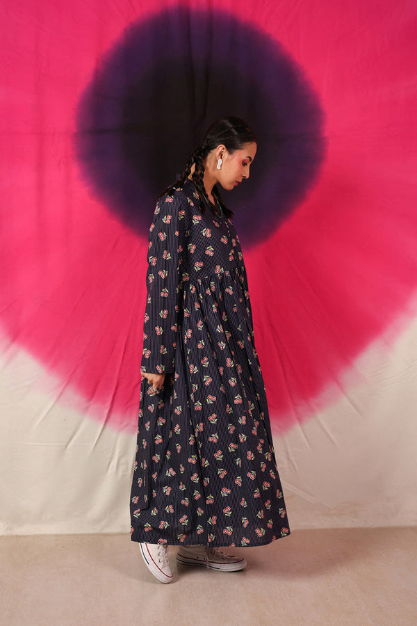 Phool Patti Flared Dress