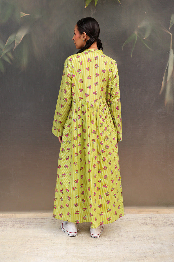 Phool Patti Flared Dress