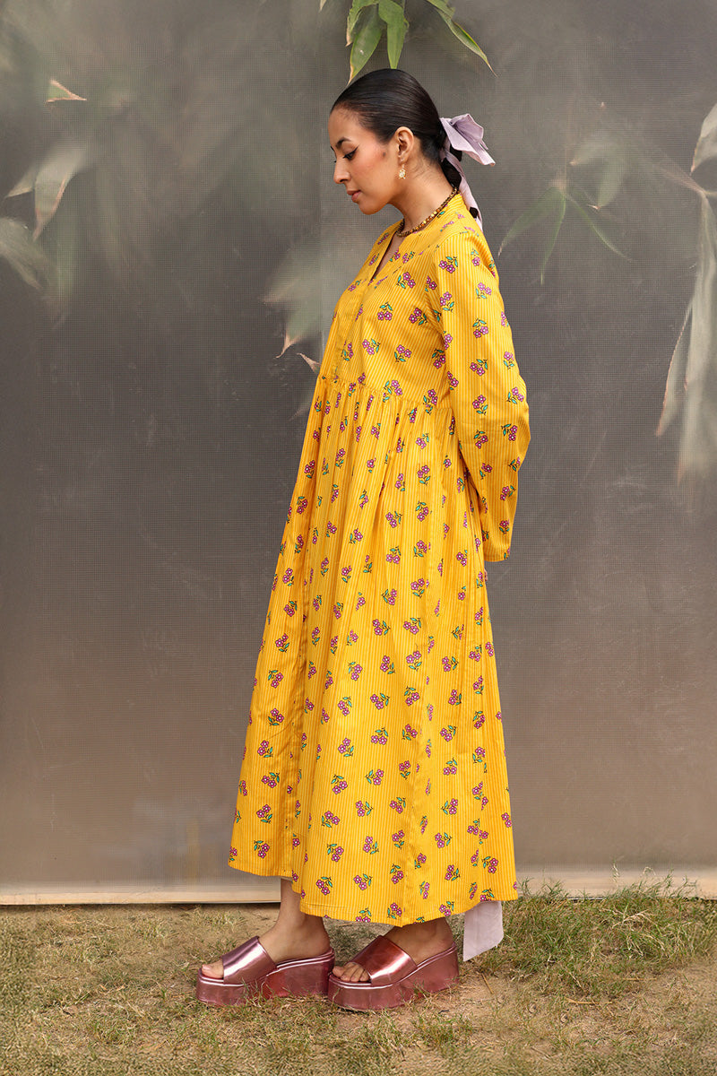 Phool Patti Flared Dress