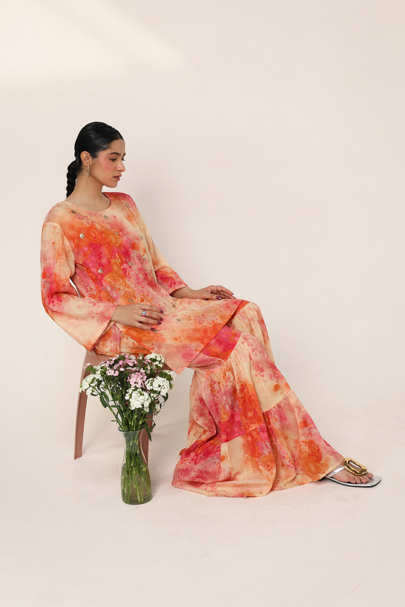 Splash Tastic Gota Glint Gharara Set