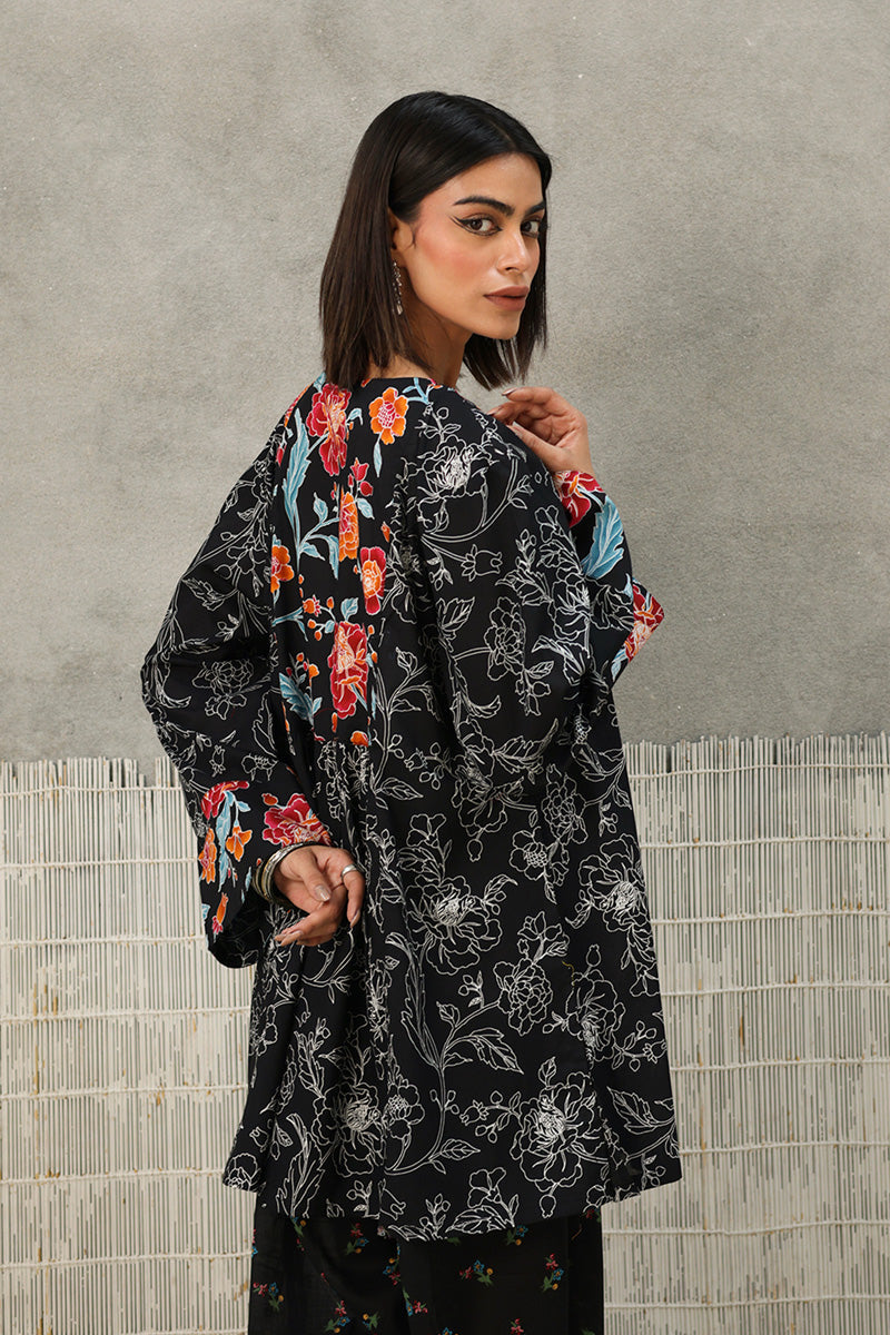 Chintz Garden Flare Peplum