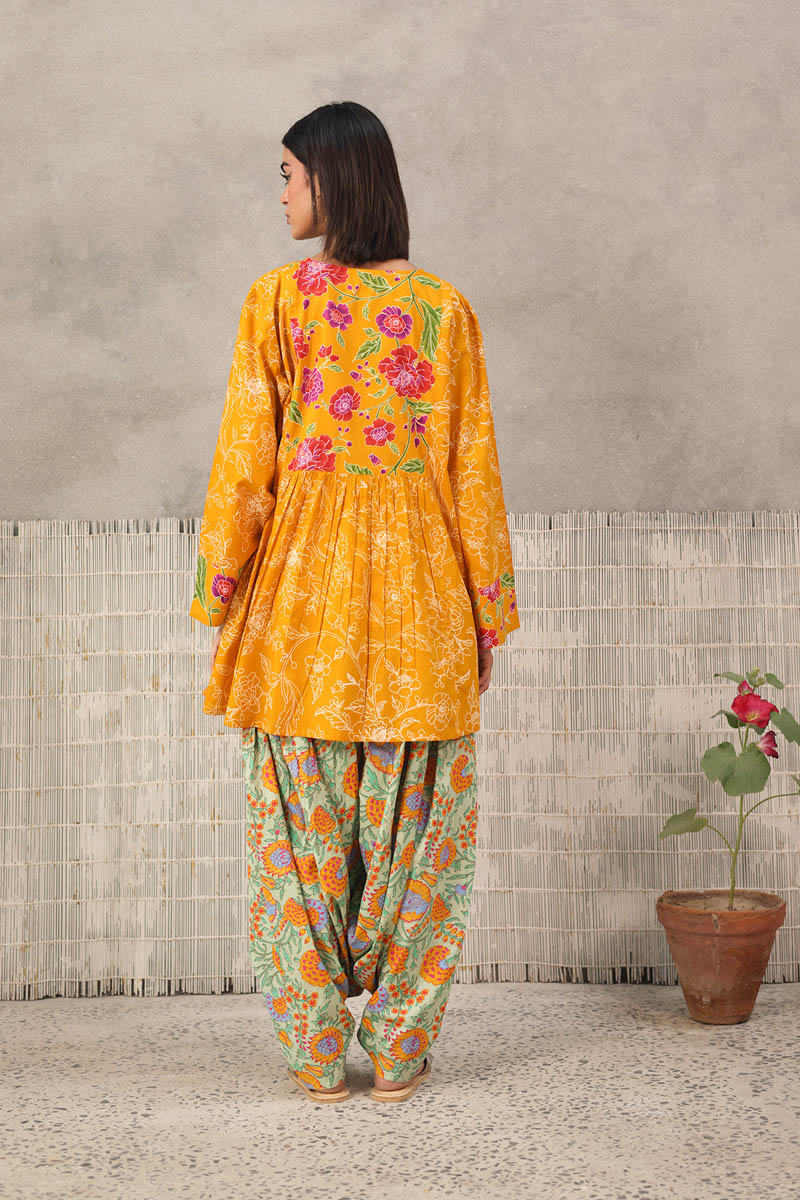 Chintz Garden Flare Peplum