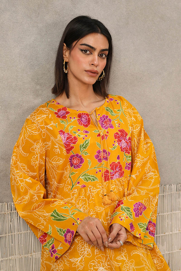 Chintz Garden Flare Peplum