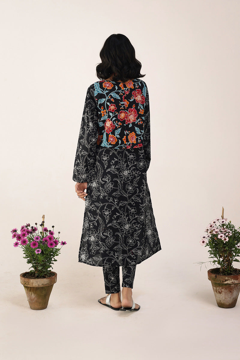 Chintz Garden Koti Ensemble