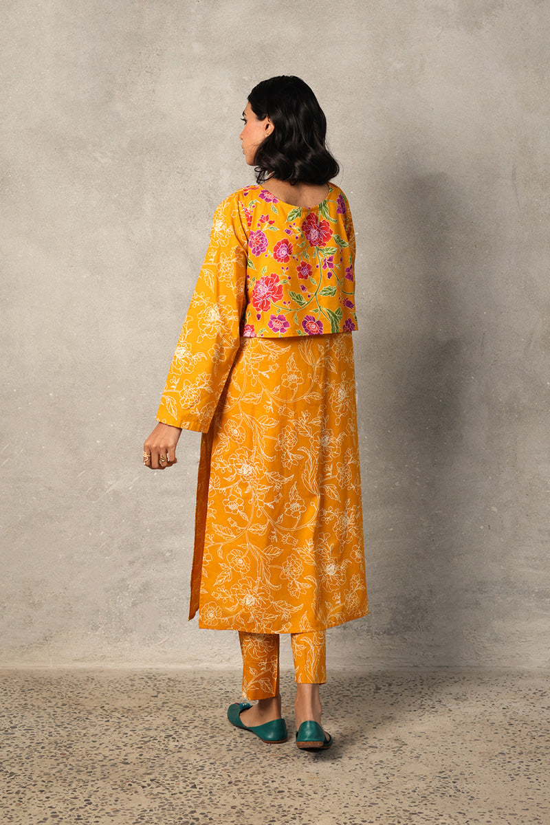 Chintz Garden Koti Ensemble