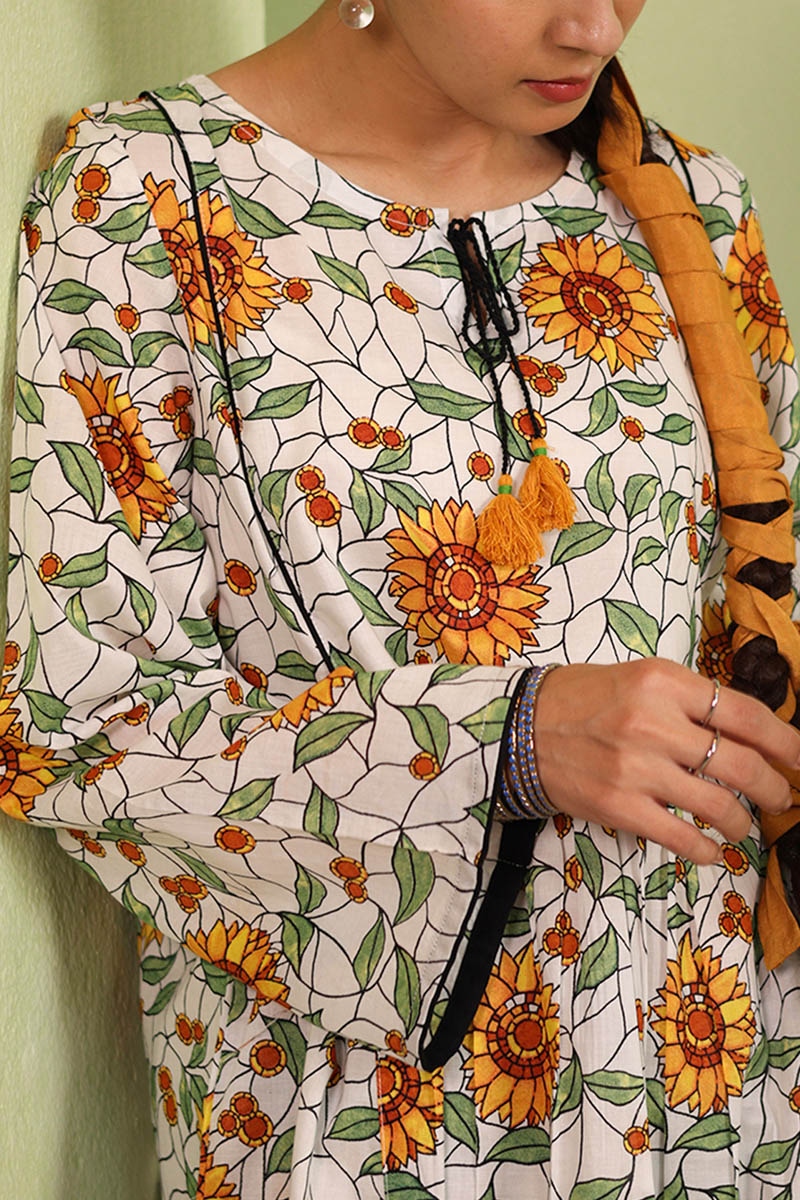 Sunflower Stained Glass Peplum Duo
