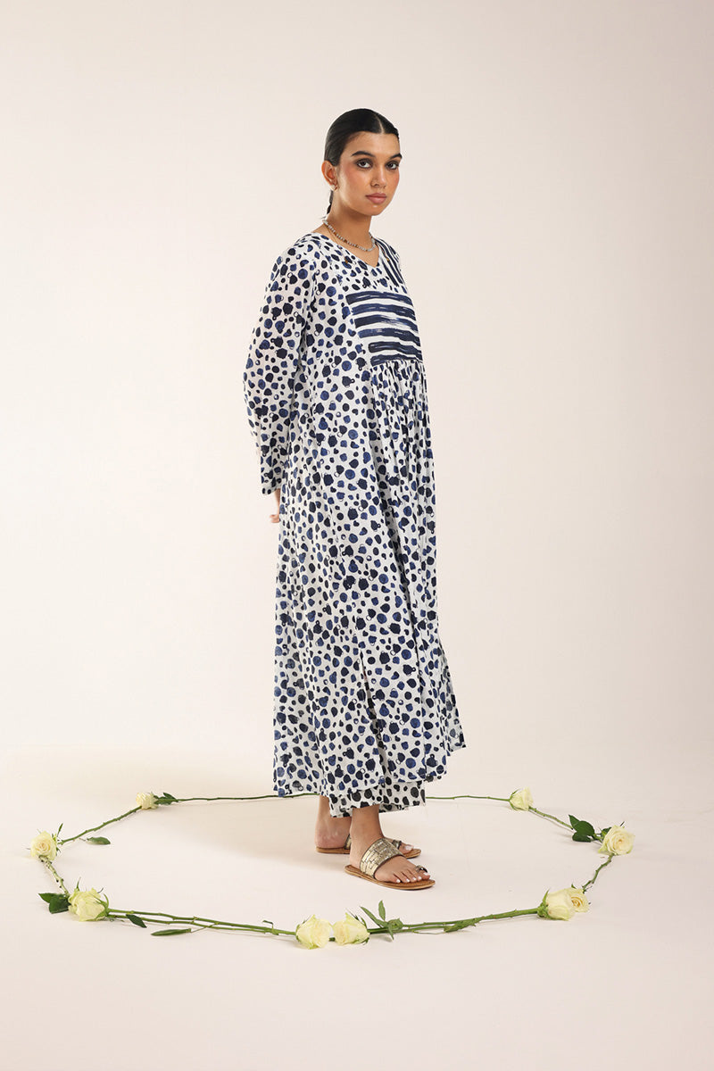 Brush Strokes Art Kurta