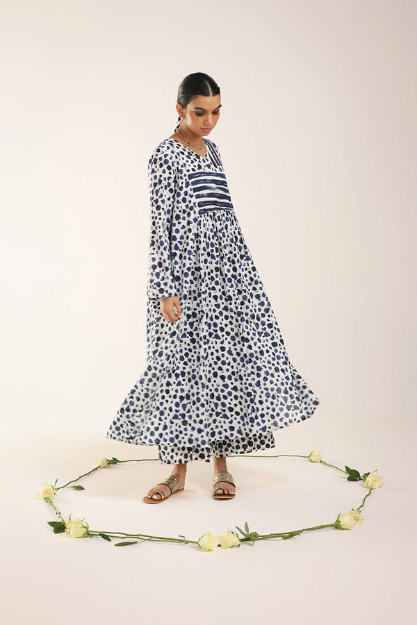 Brush Strokes Art Kurta
