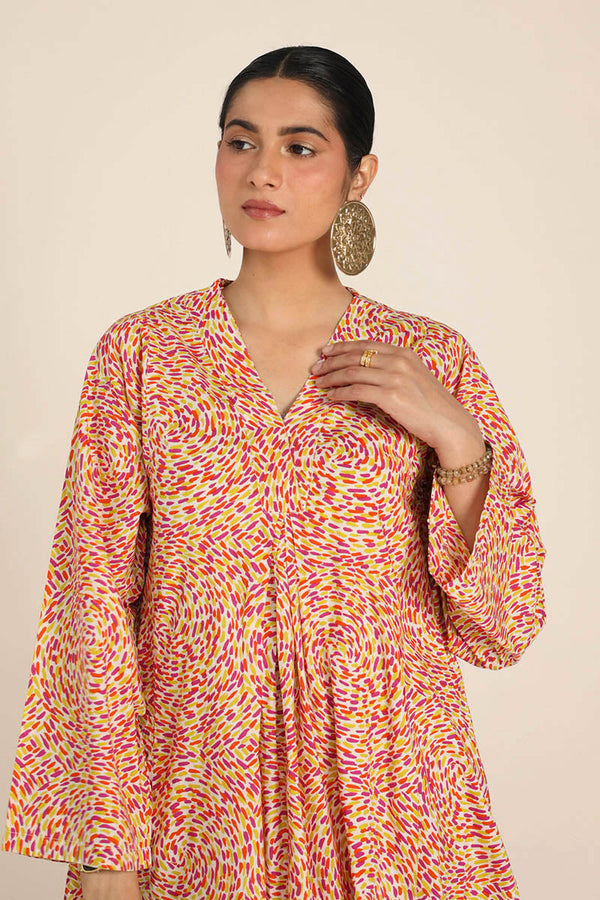 Flared Spiral Co-ord Set