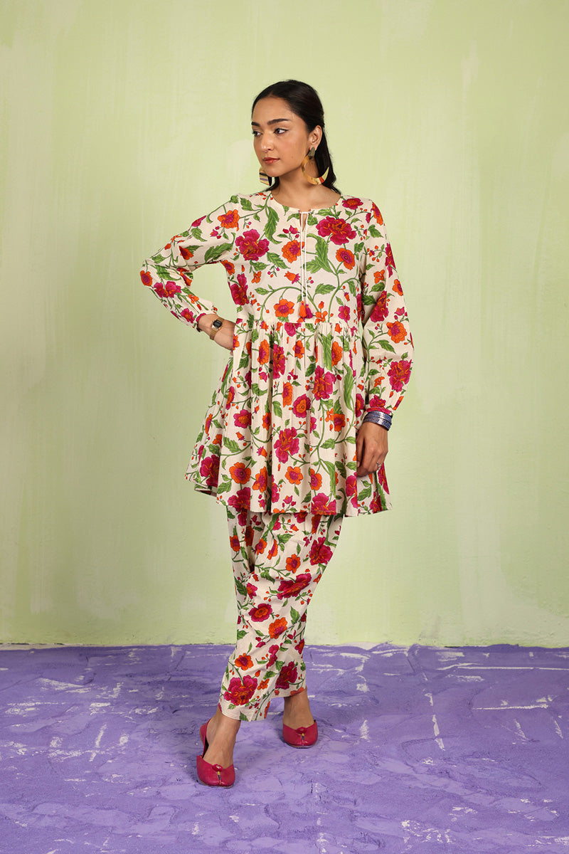 Chintz Garden Peplum Set