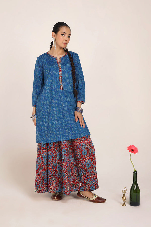 Pure Ajrak Tales Skirt Duo