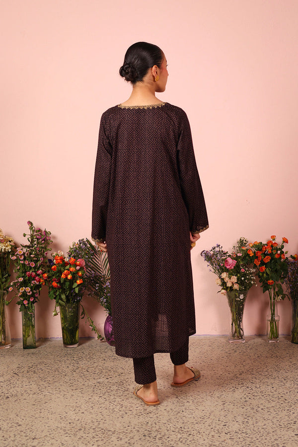 Ajrak Tales Gold Threaded Duo