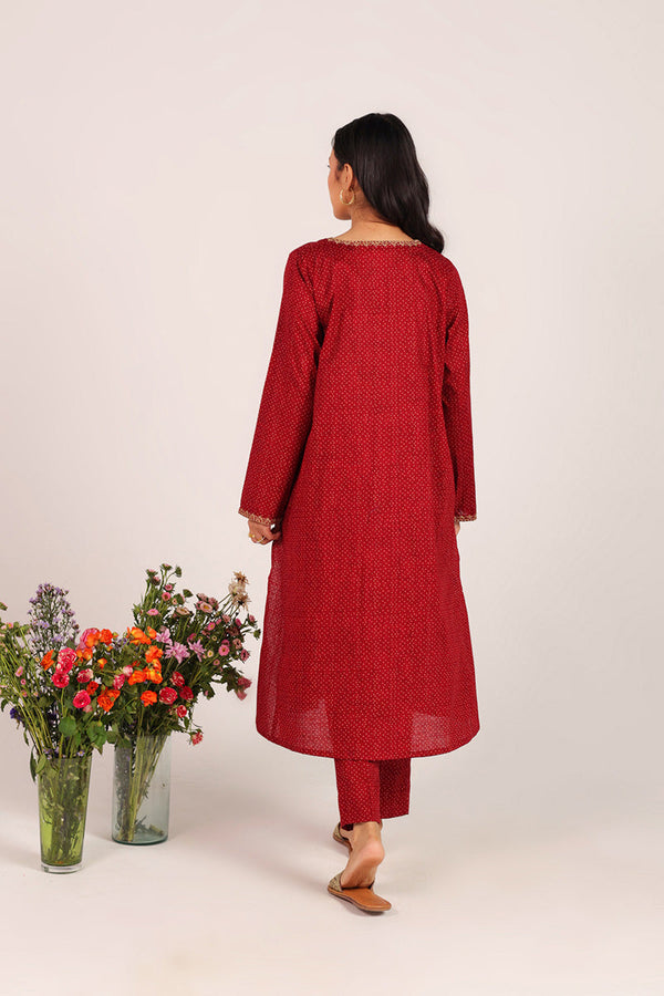 Ajrak Tales Gold Threaded Duo