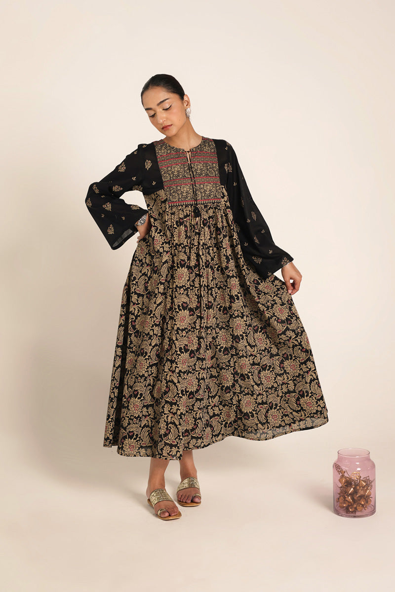 Jacquard Majesty Gold Whirl Frock