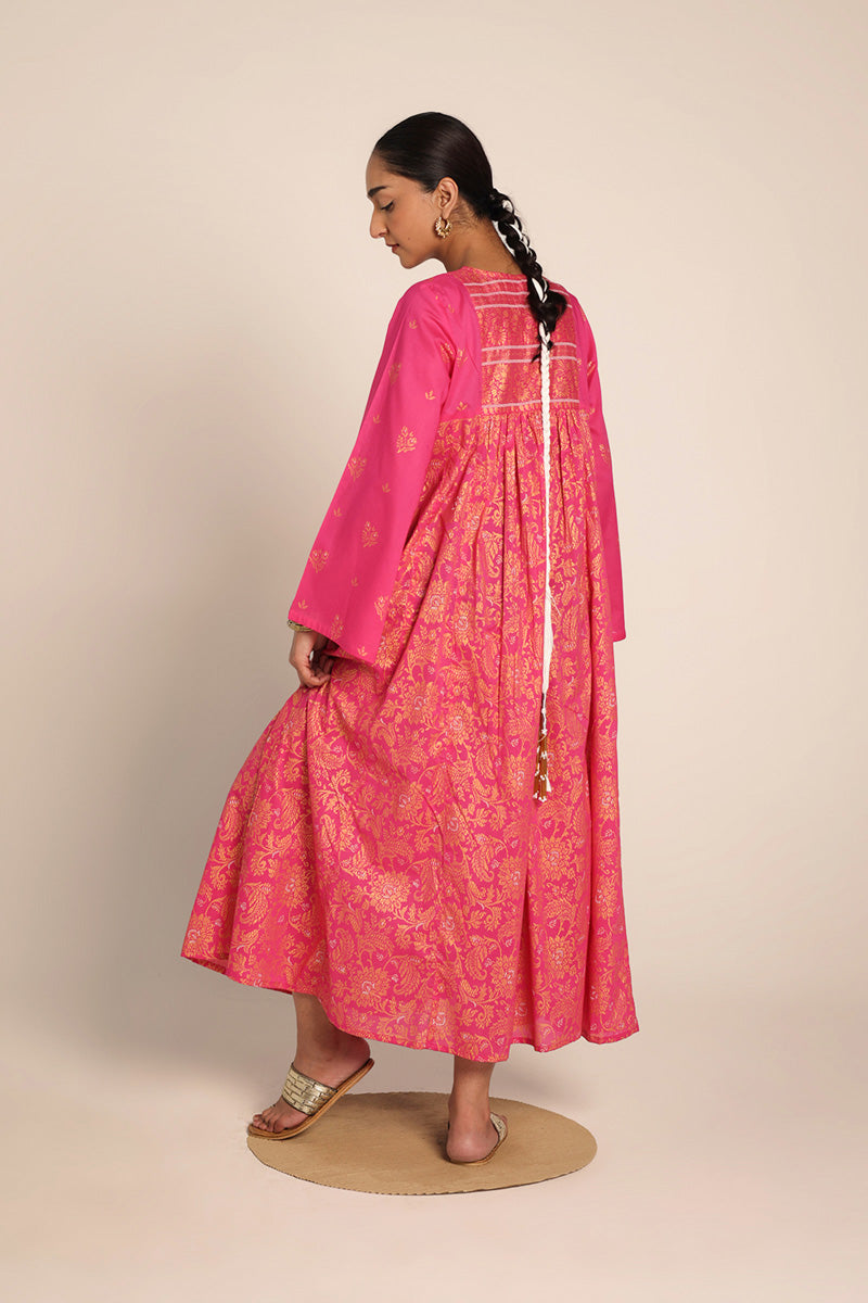 Jacquard Majesty Gold Whirl Frock