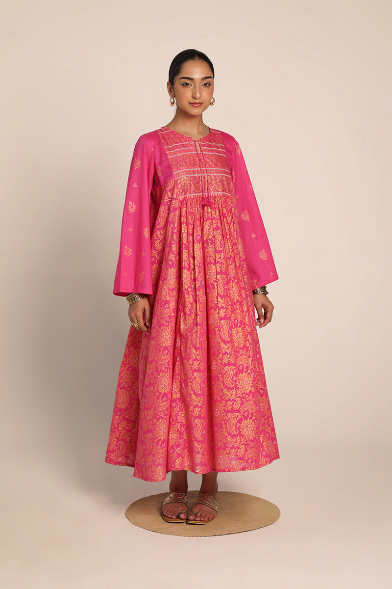 Jacquard Majesty Gold Whirl Frock