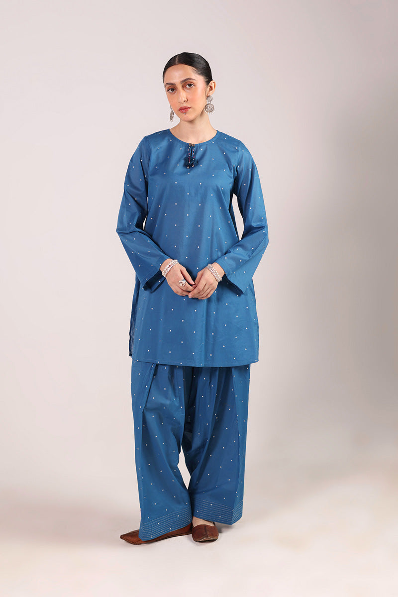 Gilded Floral Dot Duo