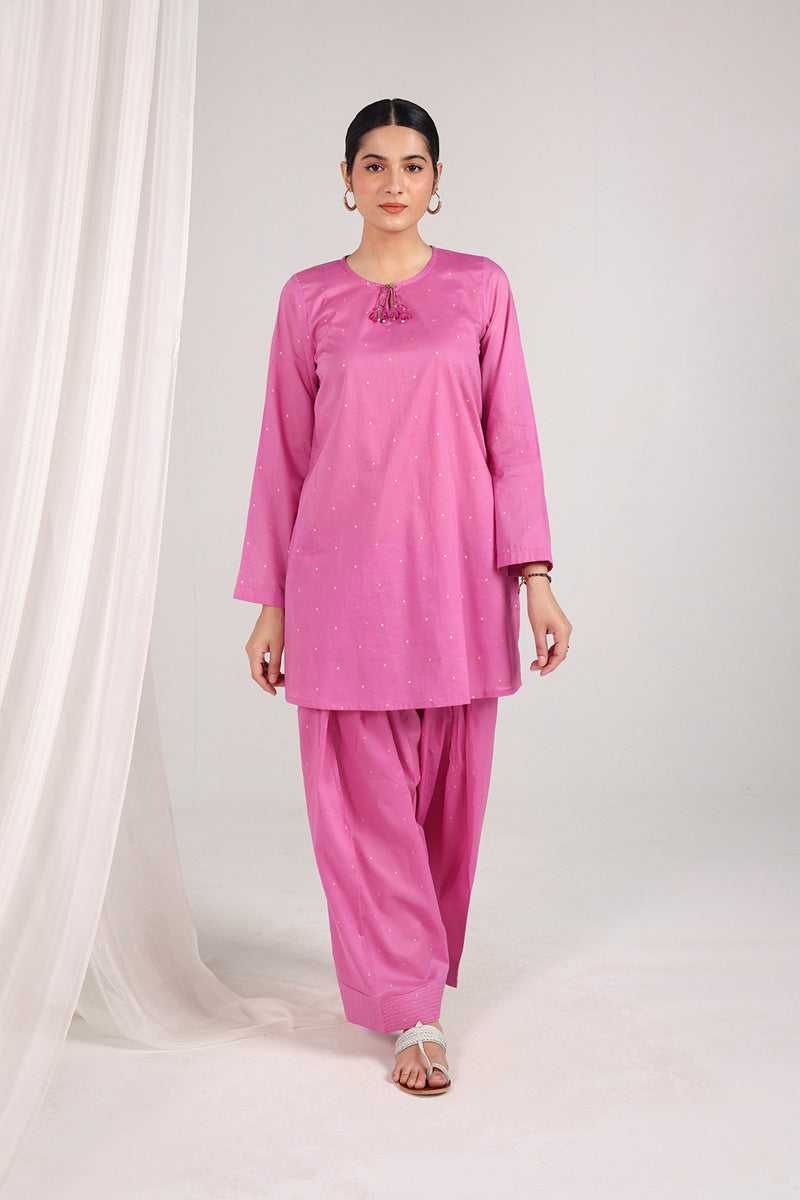 Gilded Floral Dot Duo