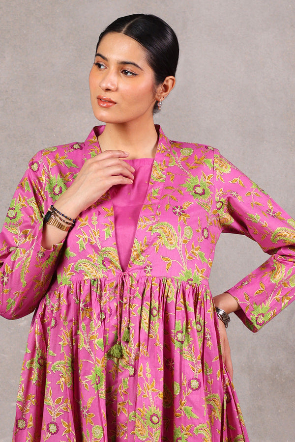 Zeba Gilded Floral Set