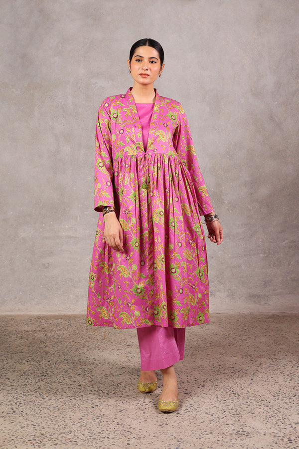 Zeba Gilded Floral Set