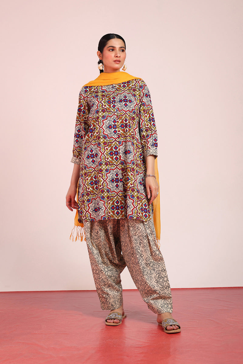 Persian Tiles Contrast Ensemble