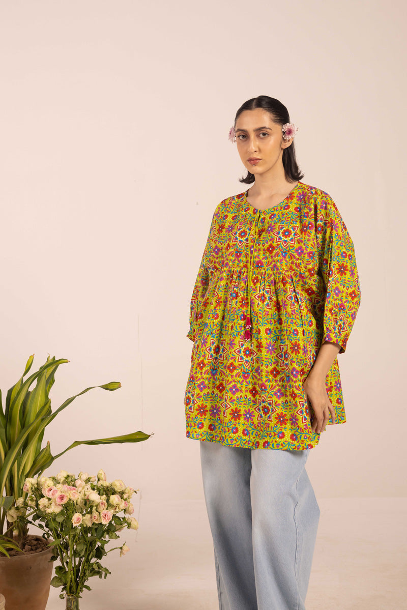 Maxican Floral Bloom Top
