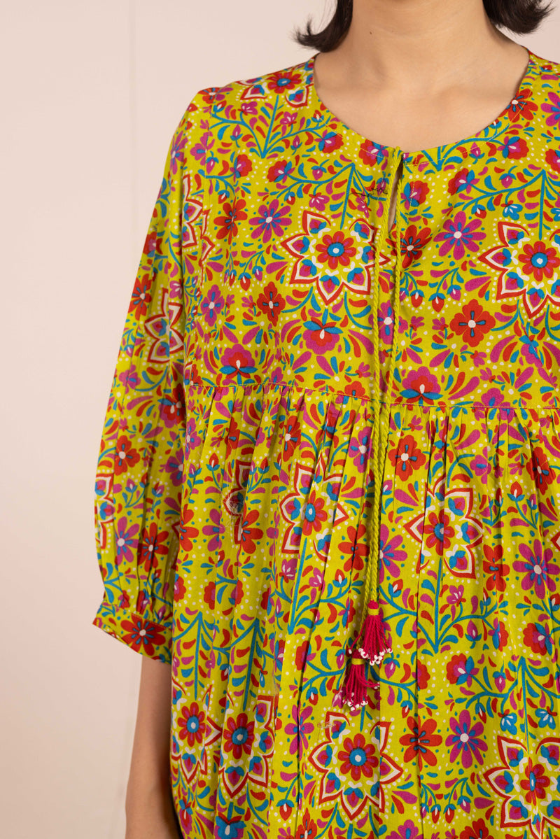 Maxican Floral Bloom Top