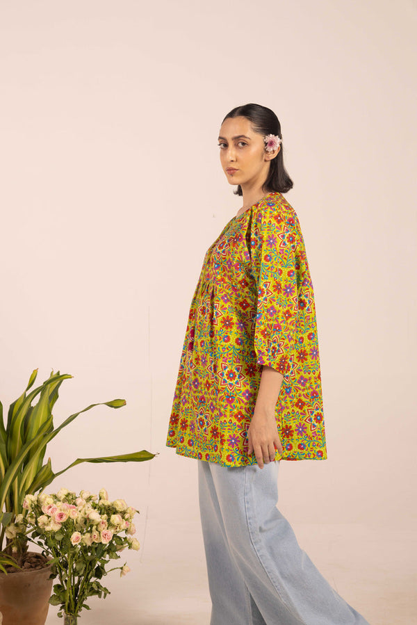 Maxican Floral Bloom Top