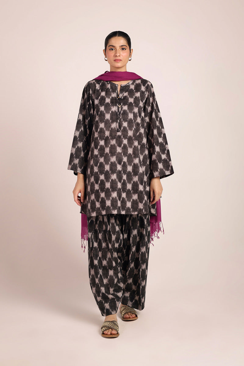 Gota Glint Ikat Duo