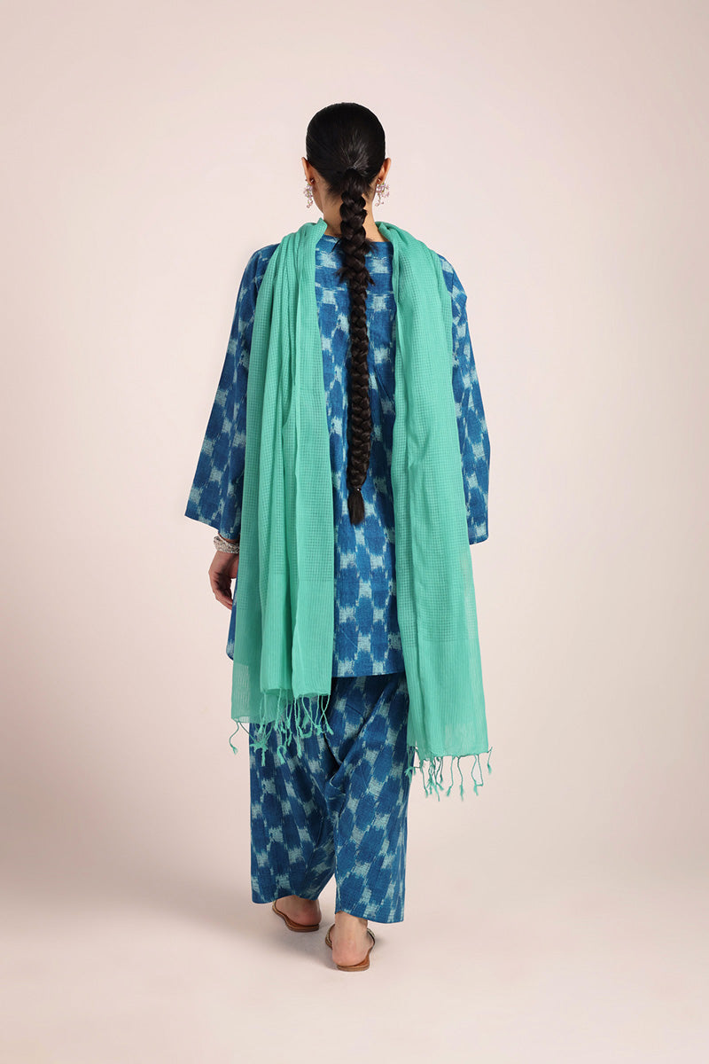 Gota Glint Ikat Duo