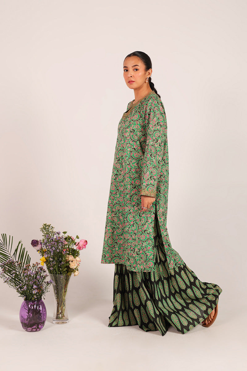 Saru Luxe Thread Gharara Set