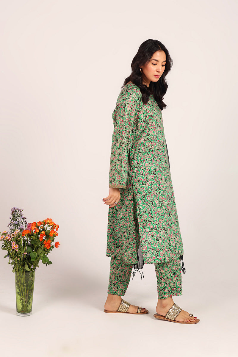 Saru Luxe Thread Gharara Set